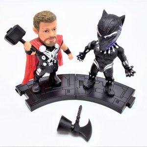 Black Panther & Thor Mini Action Figures